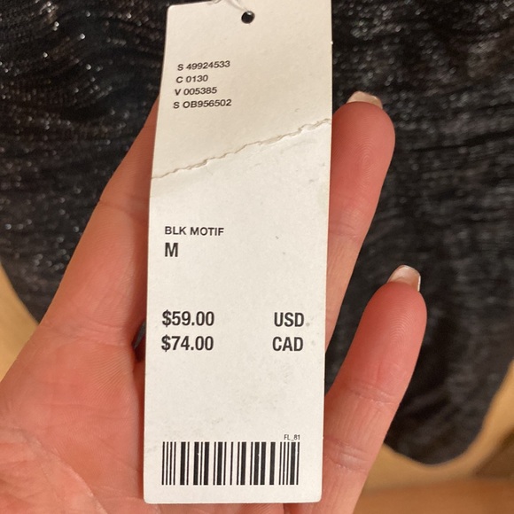 Urban Outfitters black and silver sparkley dress! - Picture 5 of 5